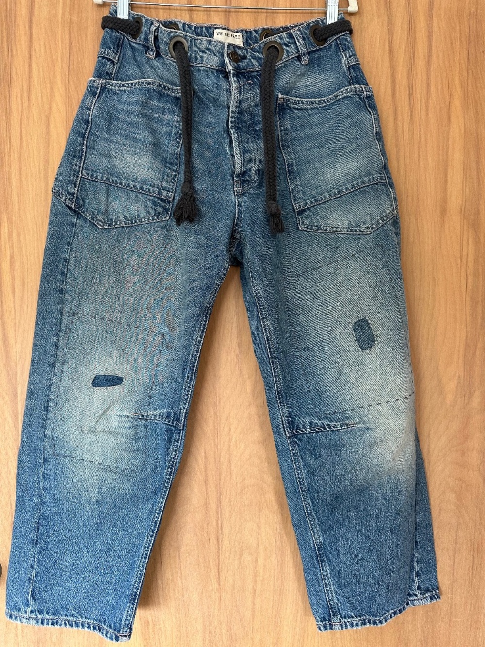Free People Barrel Jeans 28